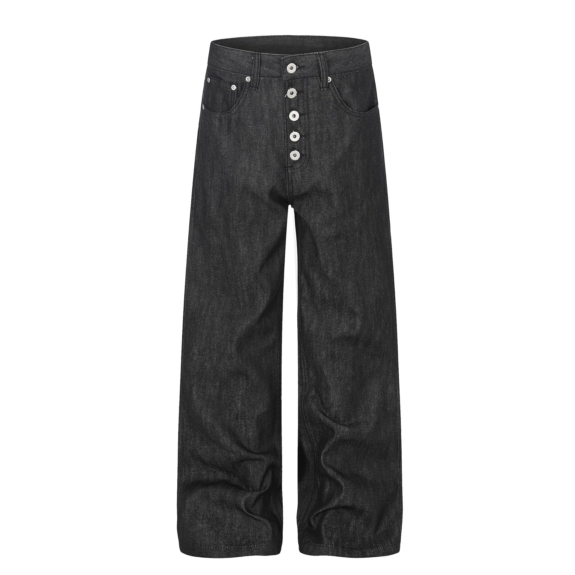 Men's Retro Selvedge Denim Baggy Jeans