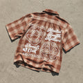 Mental Health Matters Brain Heart Graphic Plaid Jacket Shirt