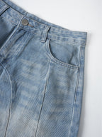 Vintage Washed High Street Denim Shorts