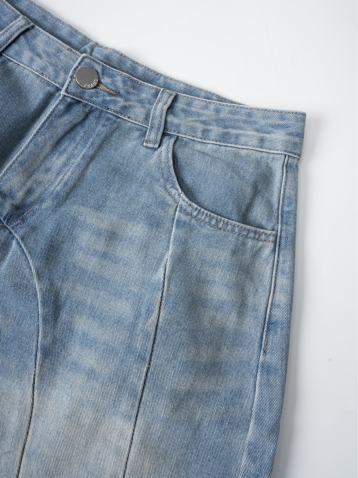 Vintage Washed High Street Denim Shorts