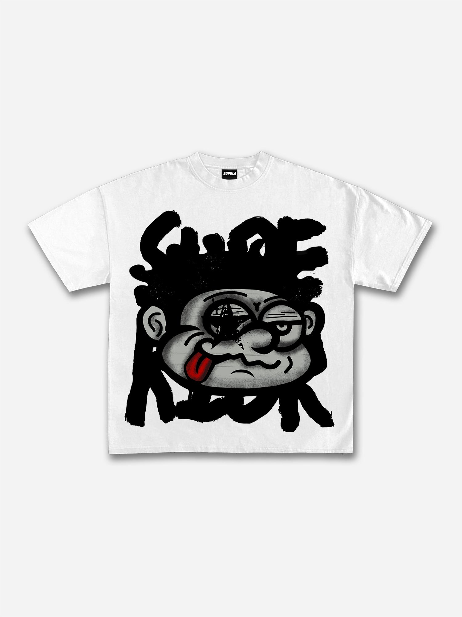Vintage Big Face Graphic T-Shirt