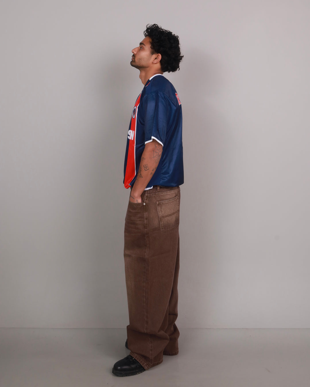 Relaxed Matcha Denim Jeans