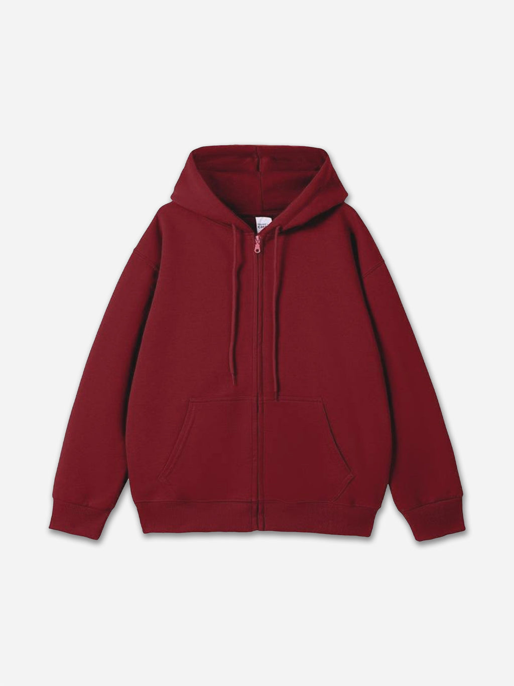 450g Heavy Cotton Solid Color Zippered Hoodie