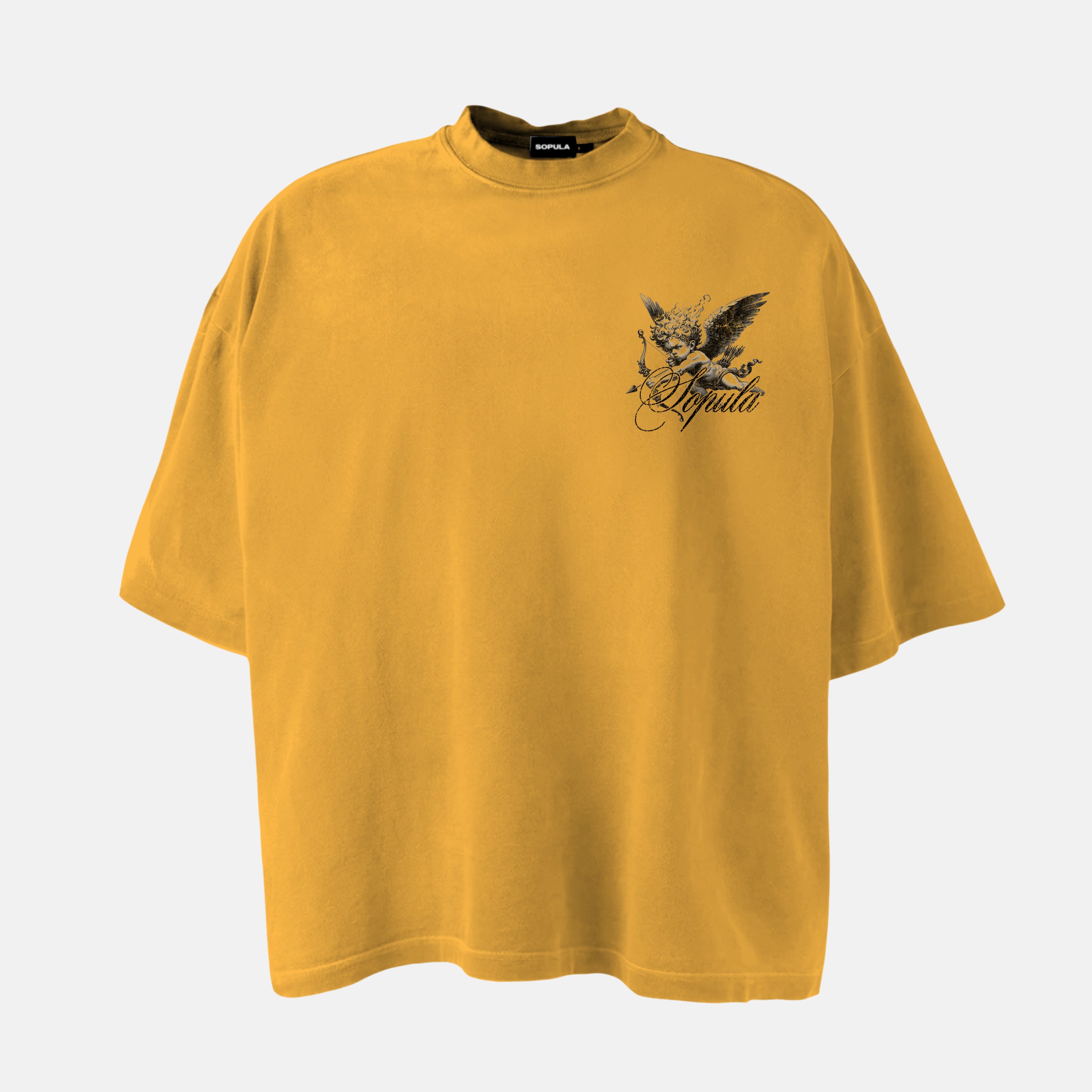 Sacra Angel Winged Archer Of War Graphic Cotton T-shirt