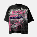 Genesis Spiritual Connection Street Y2k Vintage Graphic Cotton T-shirt
