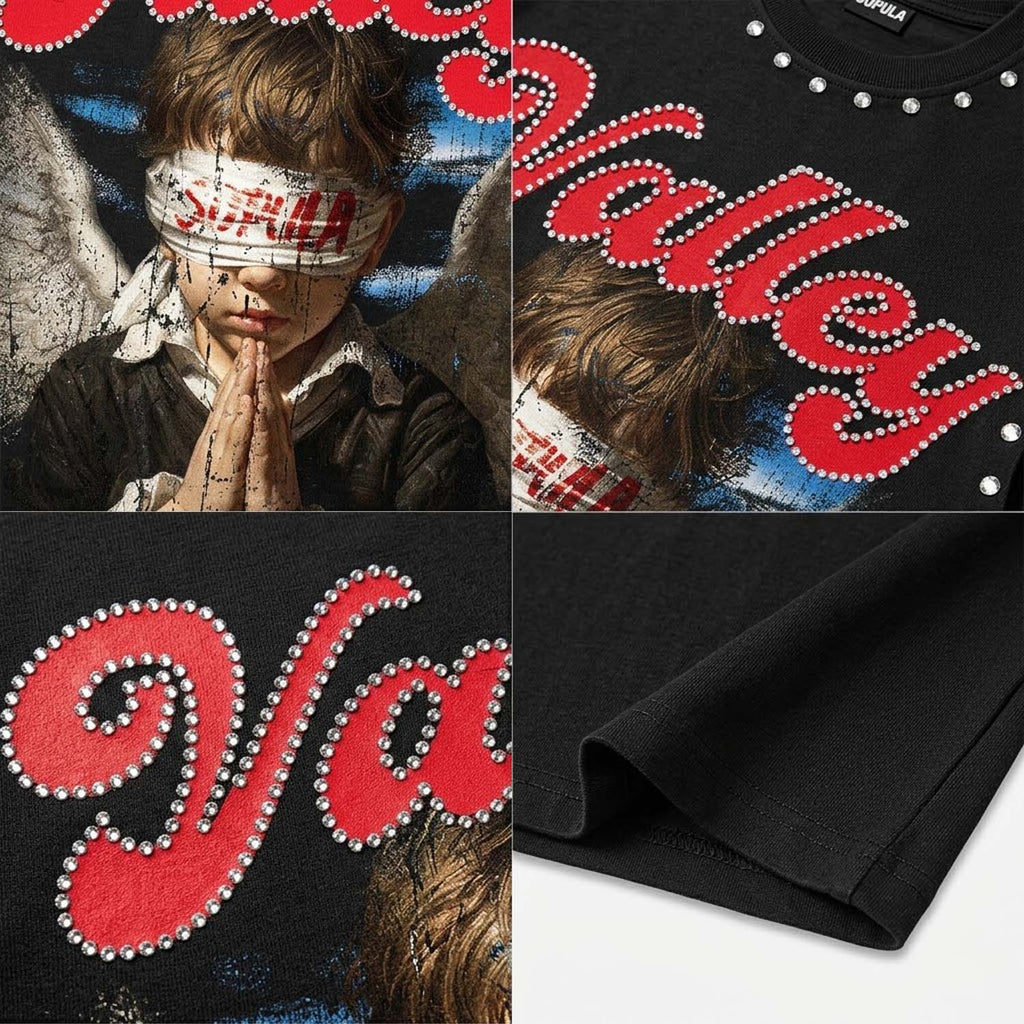 Valley Prayer Angel Vintage Graphic Tank Top