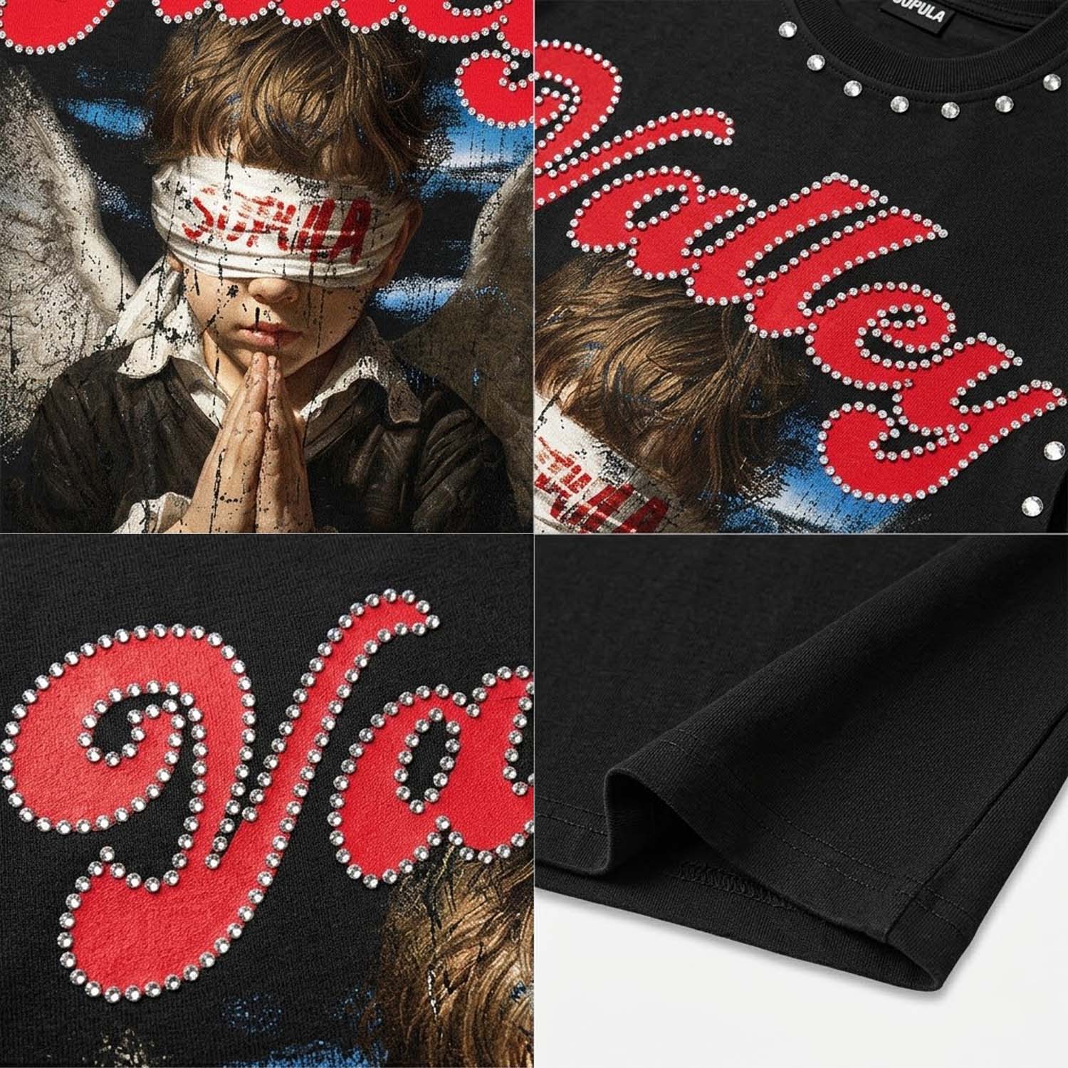 Valley Prayer Angel Vintage Graphic Tank Top