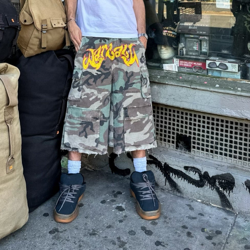 Men's Camouflage Workwear Hip-hop Jorts