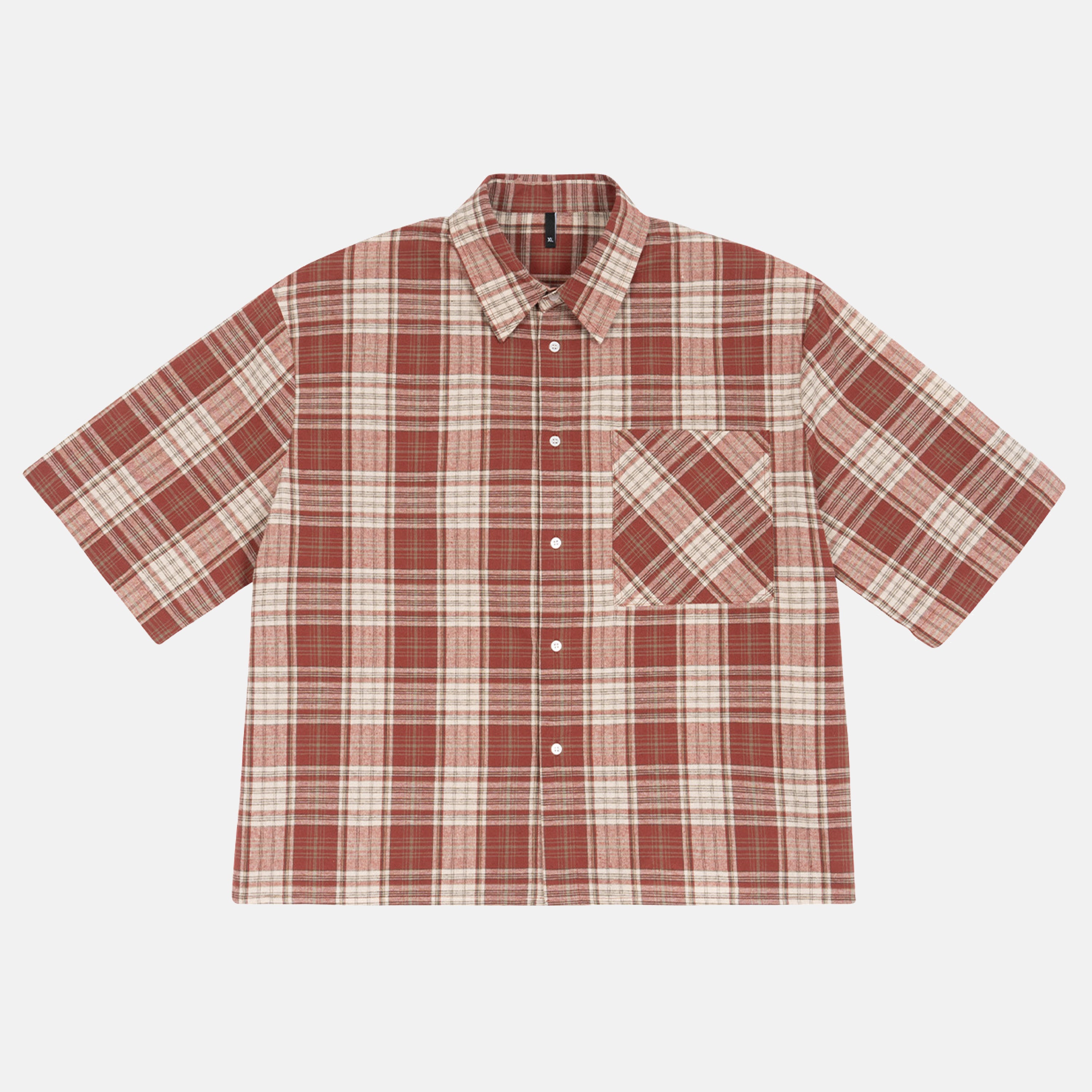 Graffiti Clown Head Graphic Plaid Jacket Shirt