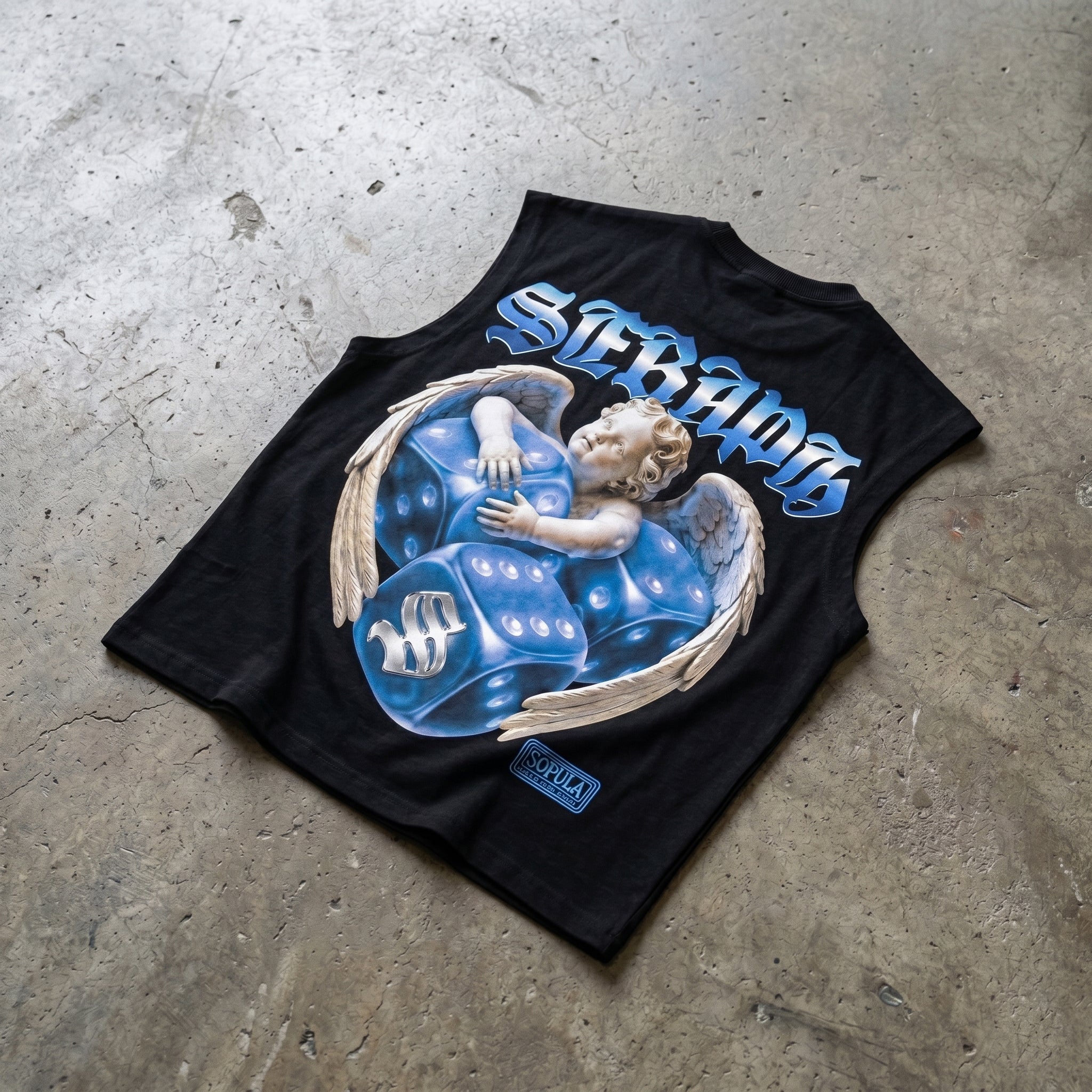 Sopula Seraph Retro Dice Graphic Tank Top