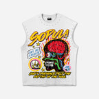 Sopula Burning Soul Hot-fix Rhinestone Technique Graphic Tank Top