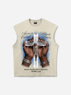 Jesus Is Enough Vintage Graphic Tank Top