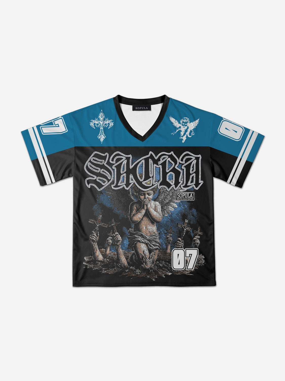 Sacra Angel No.07 Religious Blokecore Mesh Jersey