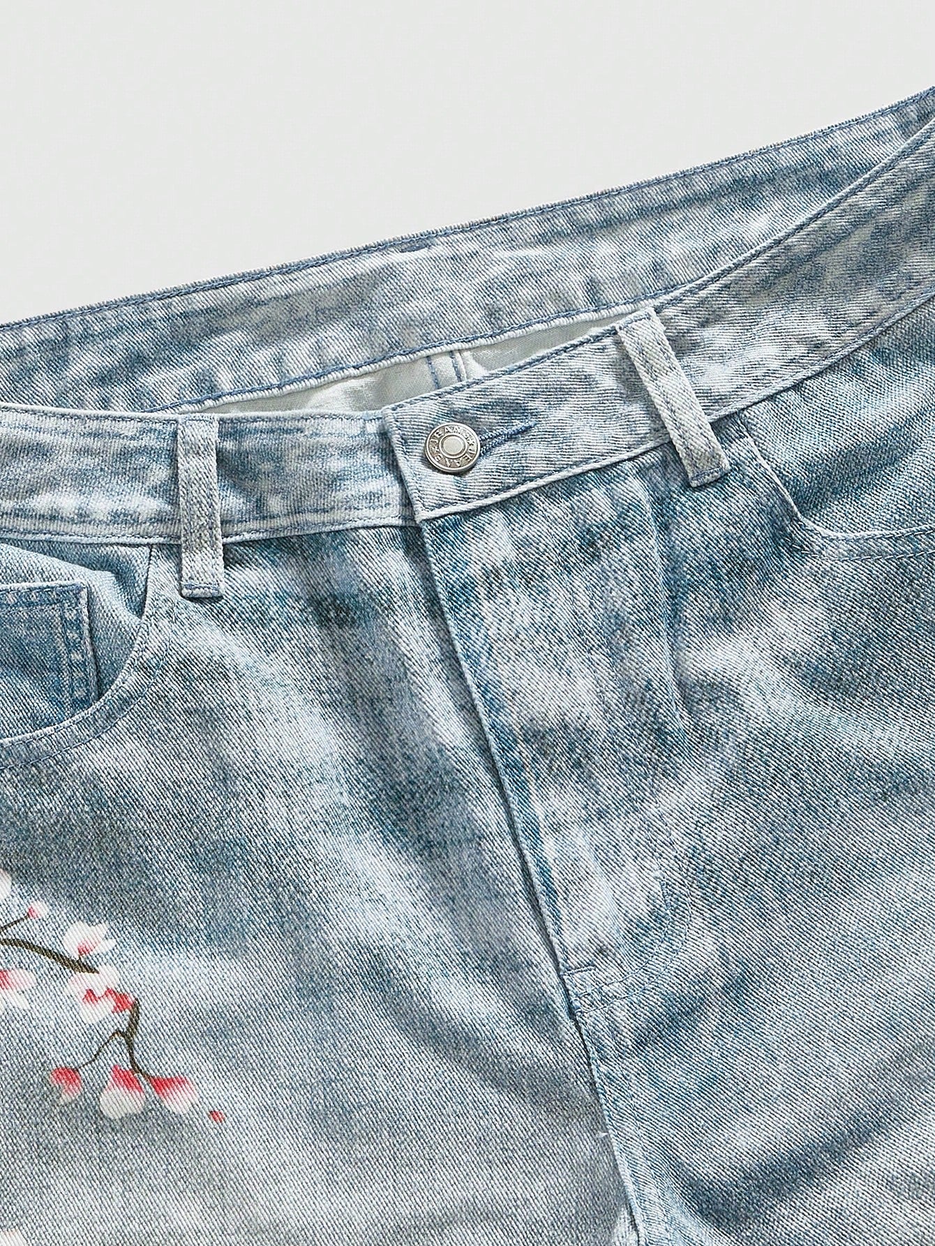 Streetwear Japanese Floral Shorts Jorts