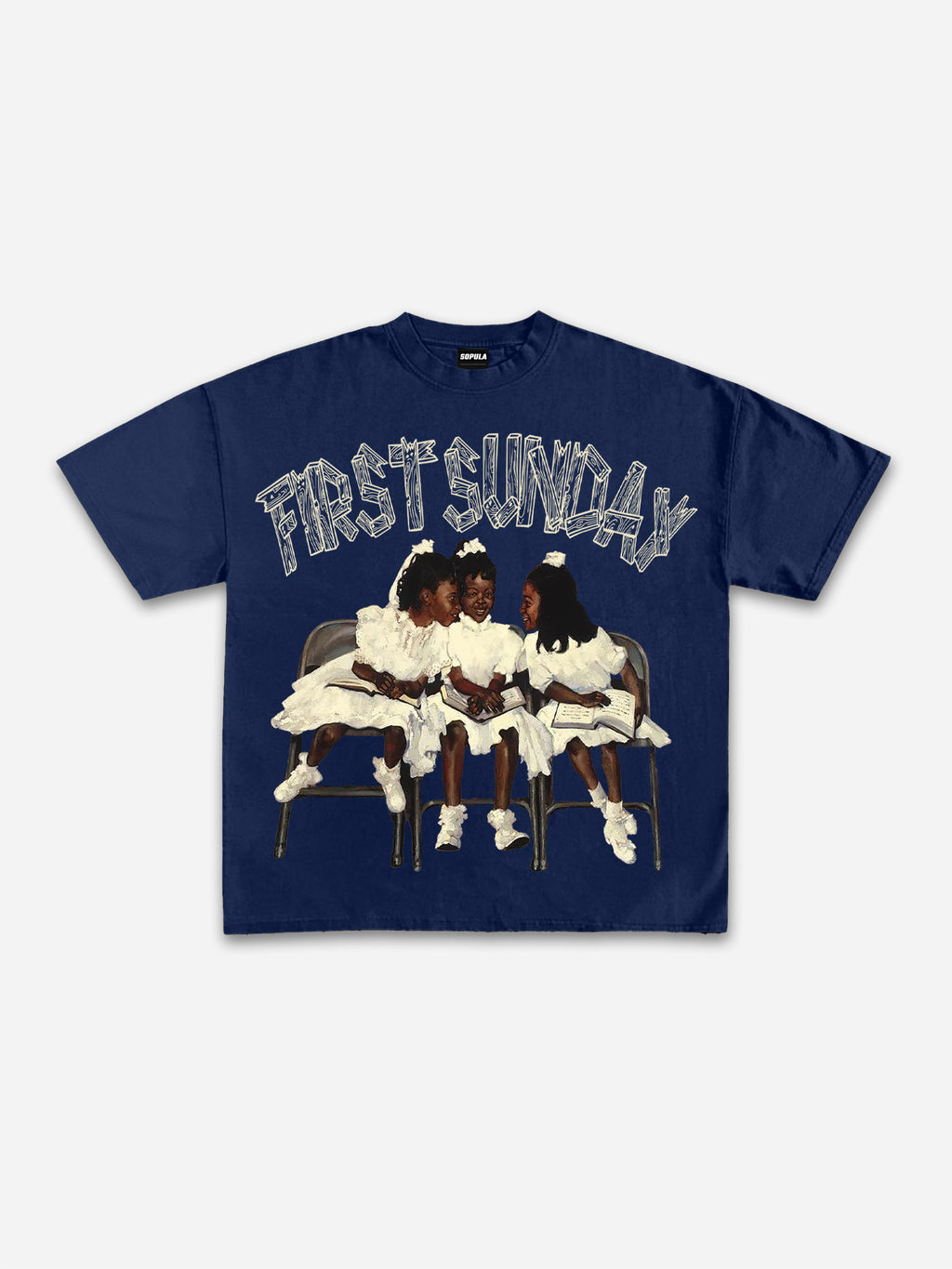 Personalized First Sunday Graphic Basic T-Shirt