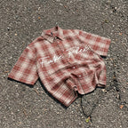 Don't Go Broke Trying To Look Rich Graphic Plaid Jacket Shirt