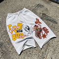 Cowboy Rodeo Dreams Fun Graphic Terry Wool Capri Sweatpants
