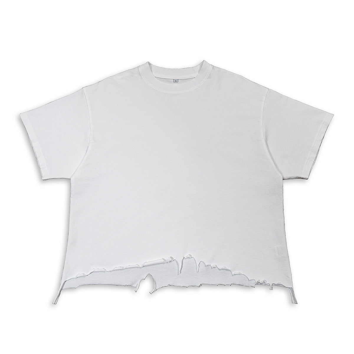 Unisex Distressed Ripped T-shirt