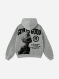 God Is Good-vintage Destiny Graphic Washed Hoodie