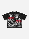 Jesus And The Bible Vintage Graphic Rhinestone Cropped T-shirt