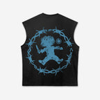 Sopula Don't You Wanna Play Evil Face Graphic Tank Top