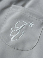 Hiphop Embroidery Star Double Waistband Sweatpants