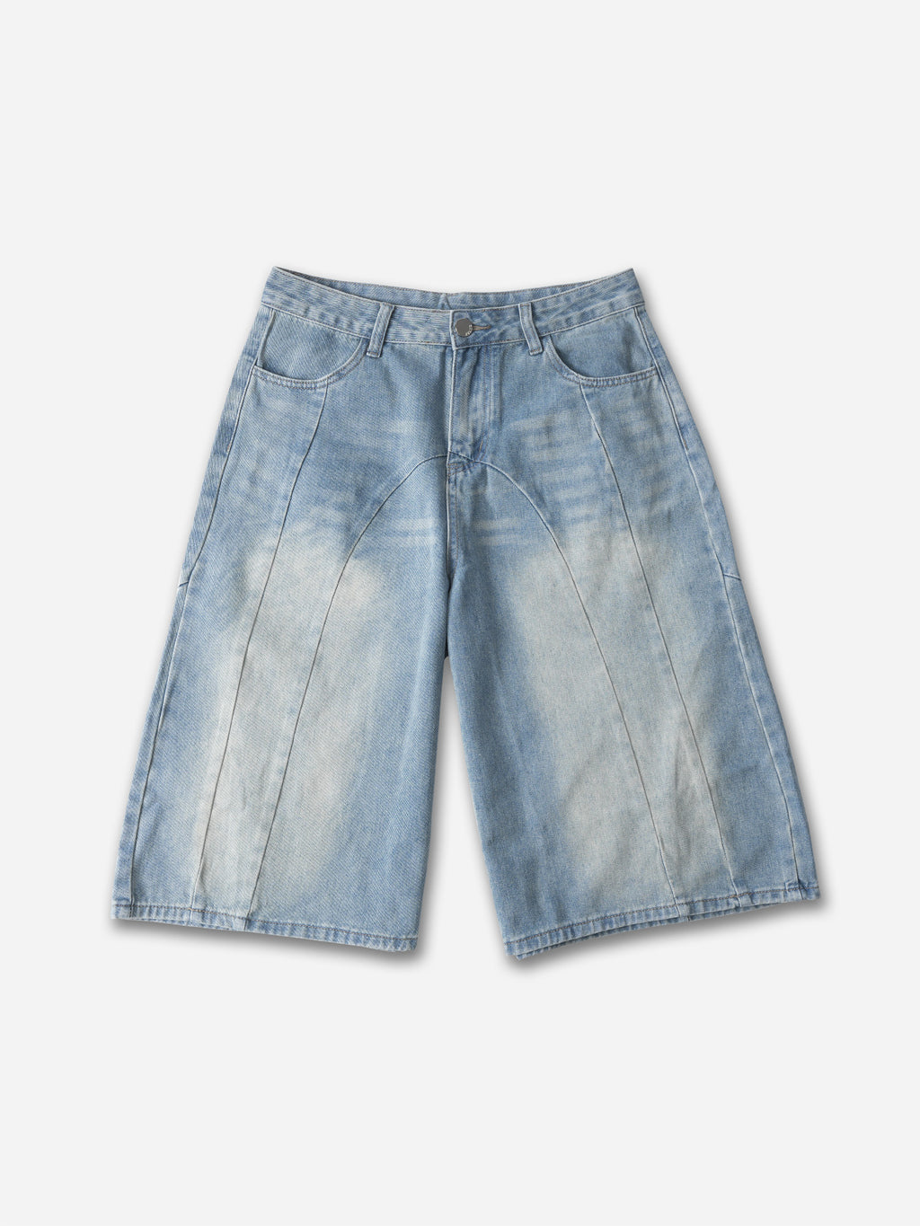 Vintage Washed High Street Denim Shorts