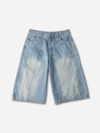 Vintage Washed High Street Denim Shorts