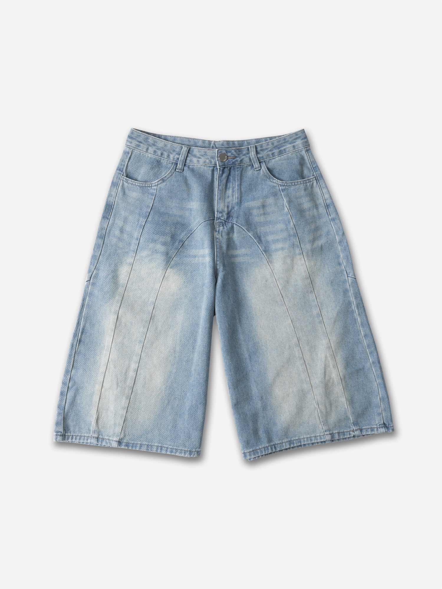 Vintage Washed High Street Denim Shorts