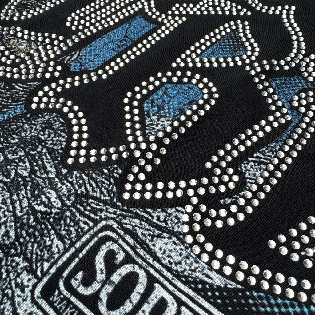 Sacra Retro Angel Graphic Cotton T-shirt