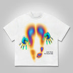 Abstract Graphics Of Heat-sensitive Characters T-shirt
