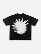 Casual The Brain Explodes Print Short Sleeve T-shirt