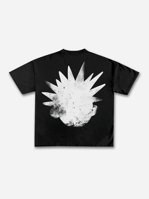 Casual The Brain Explodes Print Short Sleeve T-shirt