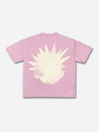 Casual The Brain Explodes Print Short Sleeve T-shirt