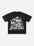 Grace Wins Angel Vintage Graphic Cotton T-shirt