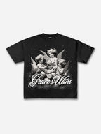 Grace Wins Angel Vintage Graphic Cotton T-shirt