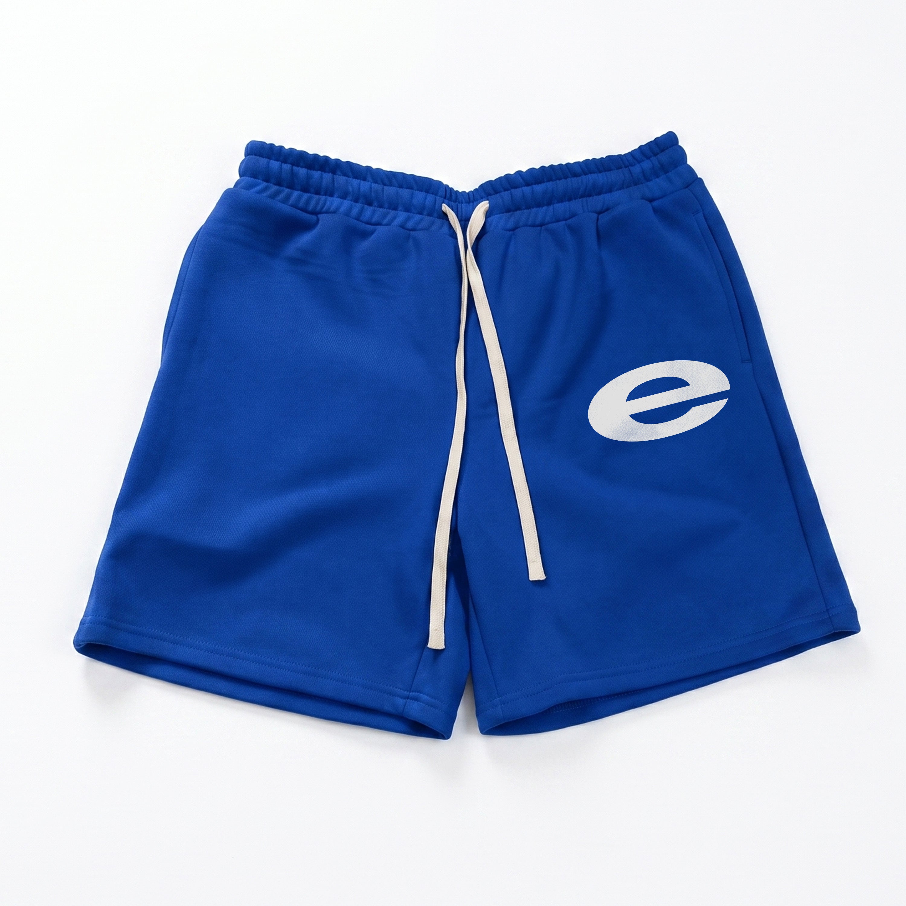 Street Minimalist Logo Drawstring Sport Shorts