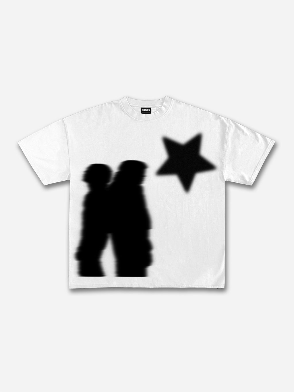 Men's Casual Virtual Shadow Graphic Short Sleeve T-shirt