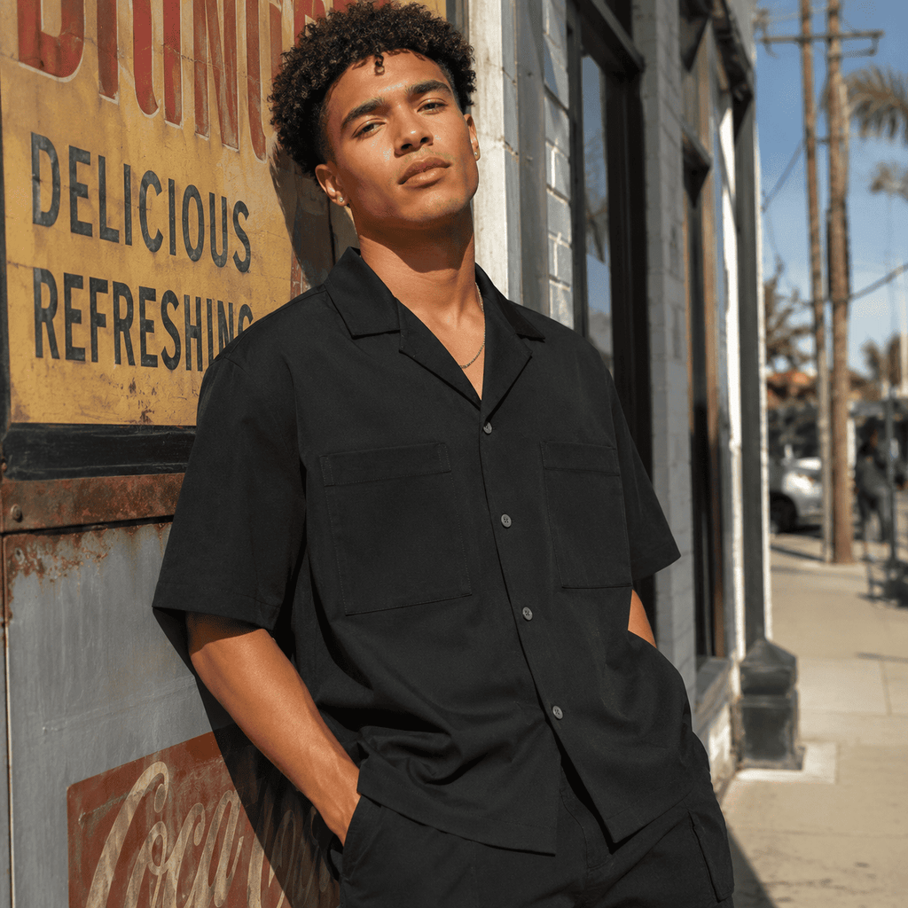 Men's Cotton And Linen Shirt