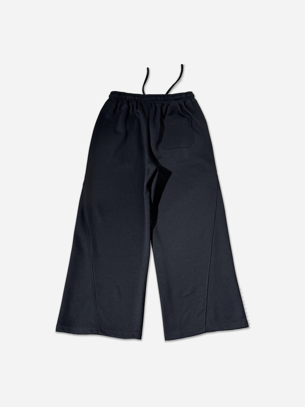 Retro High Street Scimitar Stitching Wide Leg Sports Pants