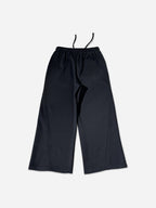 Retro High Street Scimitar Stitching Wide Leg Sports Pants