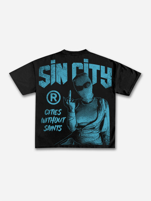 Cities Without Saints Street Gangs Character Graphic Cotton T-shirt