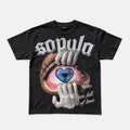 Hip Hop Love In My Eyes Graphic Oversized T-shirt