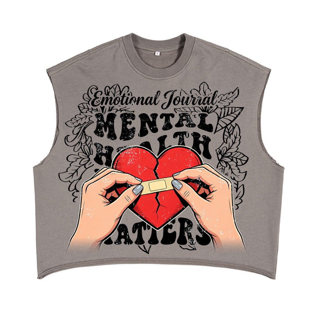 Mental Health Is Of Utmost Importance Graphic Short Tank Top