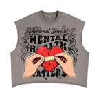 Mental Health Is Of Utmost Importance Graphic Short Tank Top