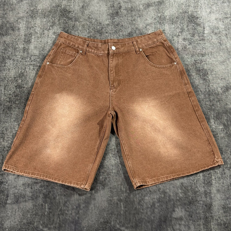 Vintage Casual Baggy Jorts Denim Shorts