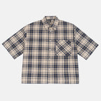 Vintage Move In Silence Graphic Plaid Jacket Shirt