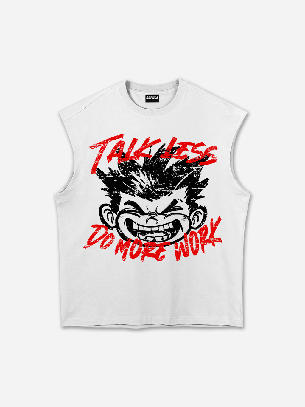 Talk Less And Work More Casual Tank Top
