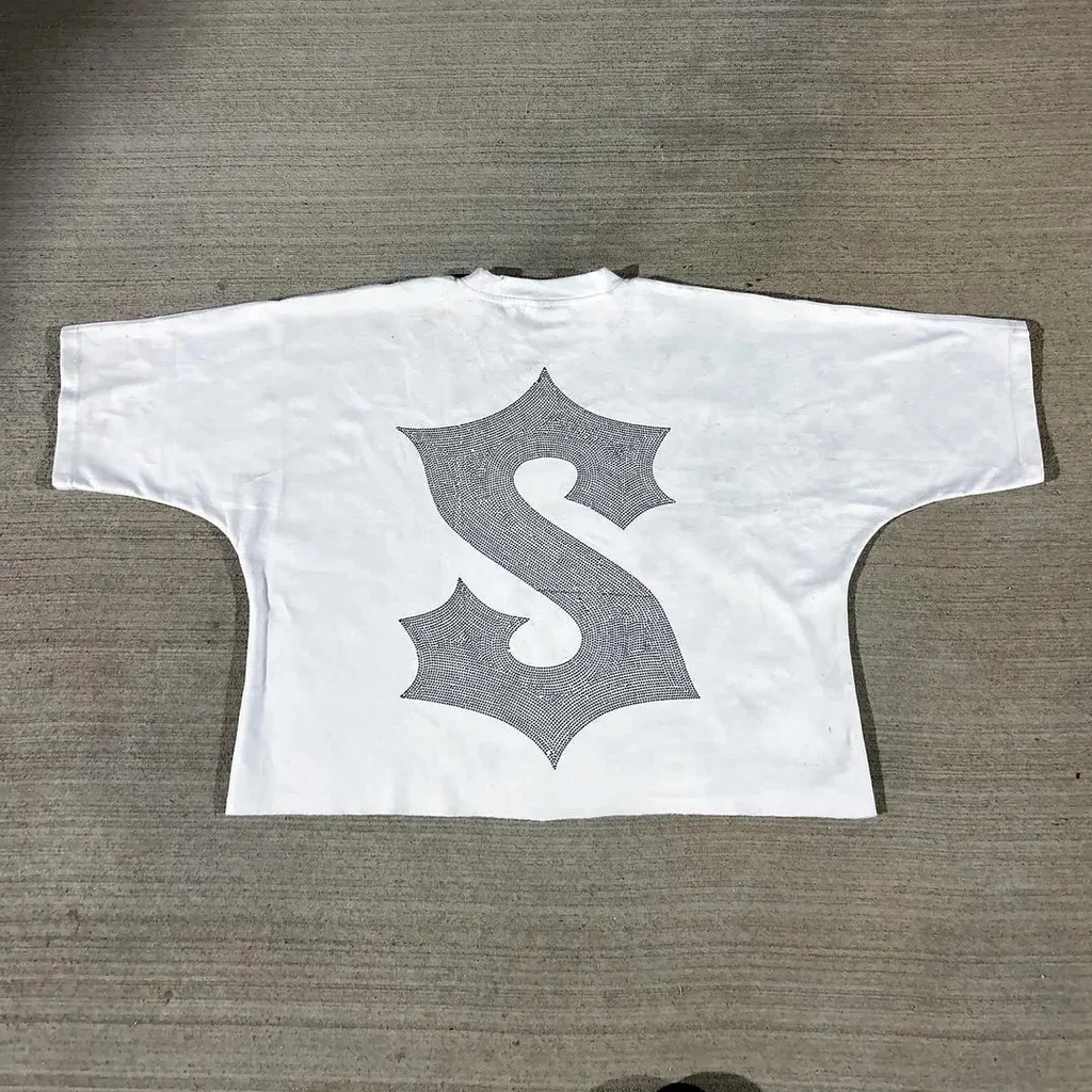 Vintage  Saint Cross Art Graphic 100% Cotton T-Shirt