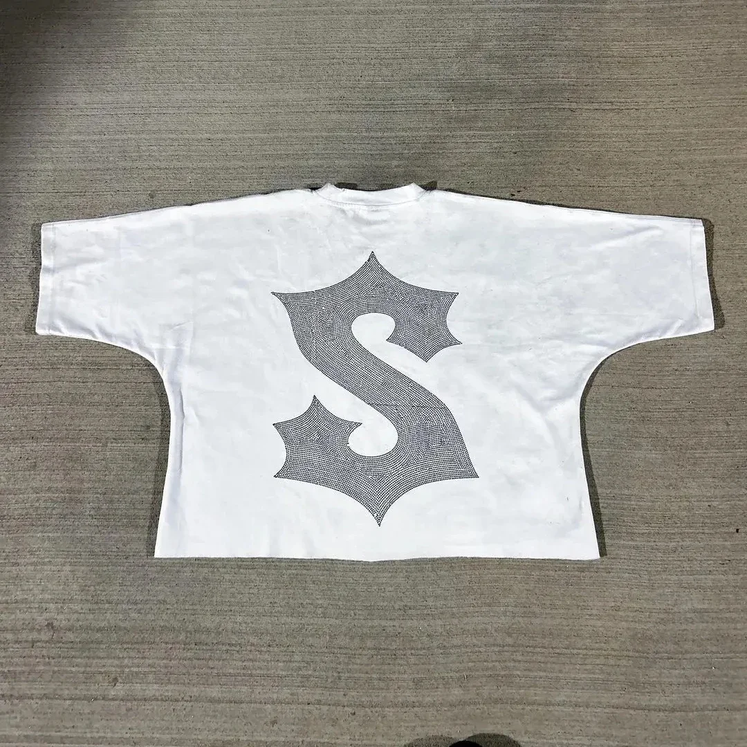 Vintage  Saint Cross Art Graphic 100% Cotton T-Shirt